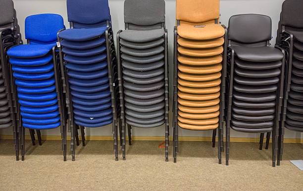 Chairs for sale in the store.