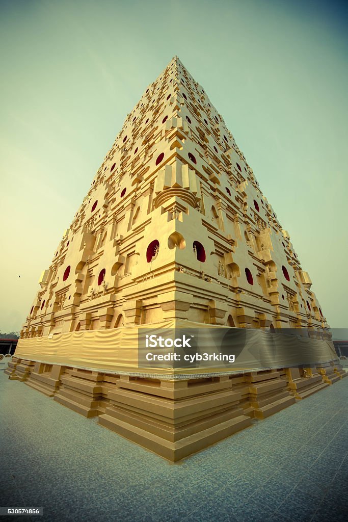 Buddha Rich Pagoda in Thailand Bihar Stock Photo