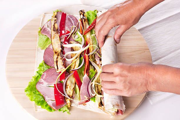 Healthy Salad Tortilla wraps