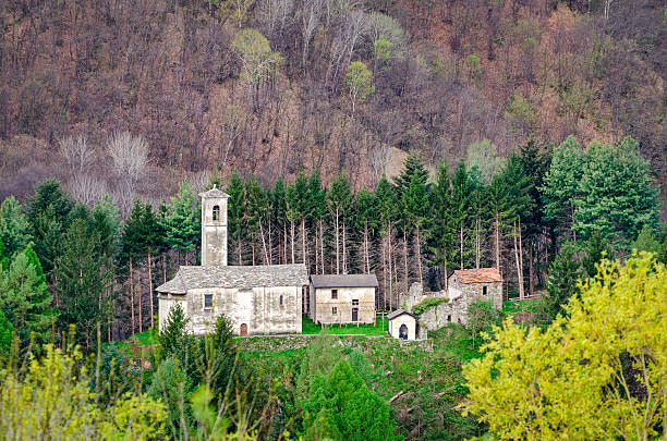 istock Little church near Peglio (Lago di Como Italy) 530577624
