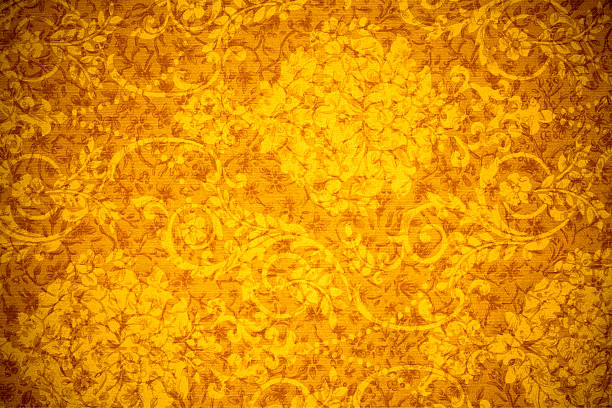 istock Orange Gold Vintage Background 530578178