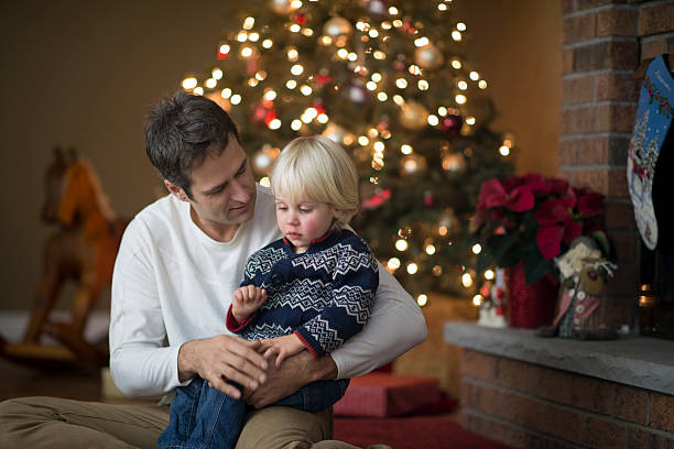 istock Father and Son by the Tree 530579508