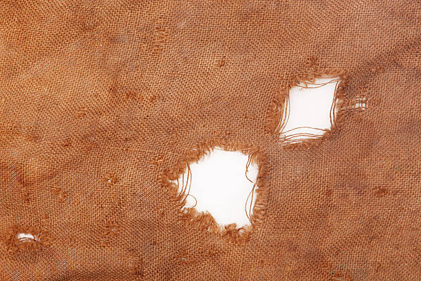istock Background of burlap hessian sacking 530581435