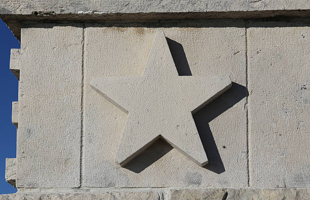 istock large five pointed star carved in stone 530581748