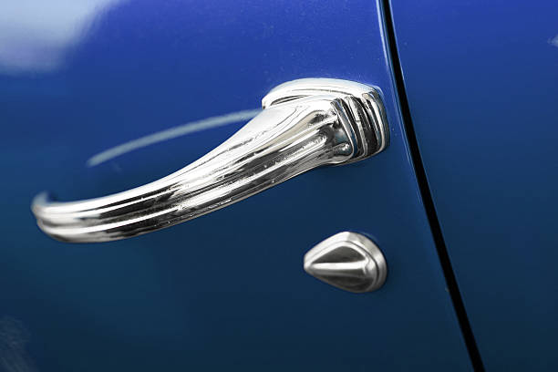 istock Vintage car door handle 530581907
