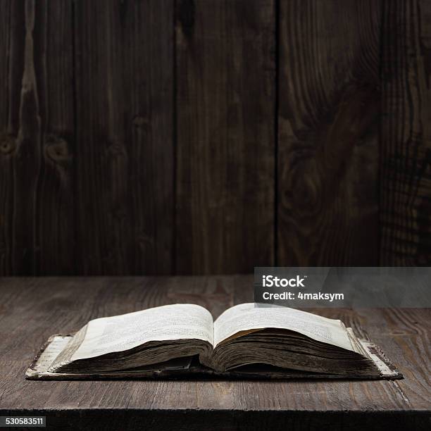 Image Of The Holy Bible Stock Photo - Download Image Now - Angle, Arts Culture and Entertainment, Backgrounds