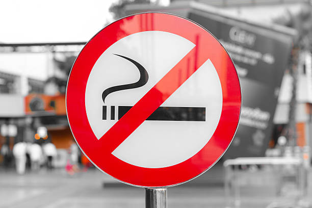 istock No smoking sign in public place 530585648