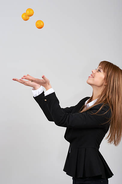 istock Young female in suit 530585653