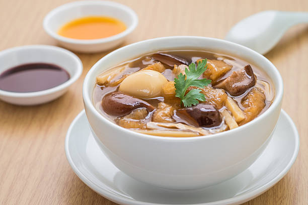 istock Fish maw soup in bowl 530586250