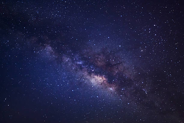 istock milky way galaxy, Long exposure photograph 530586410