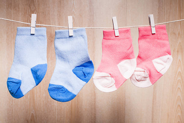 istock Baby socks on rope 530591186