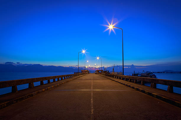 istock Bay Wharf Pier in the evening 530591268