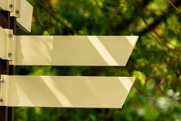istock road sign in woods 530591780