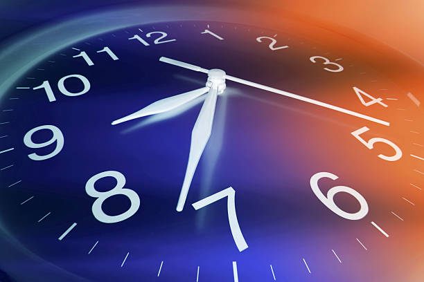 istock Close Up Of Clock Face 530591833