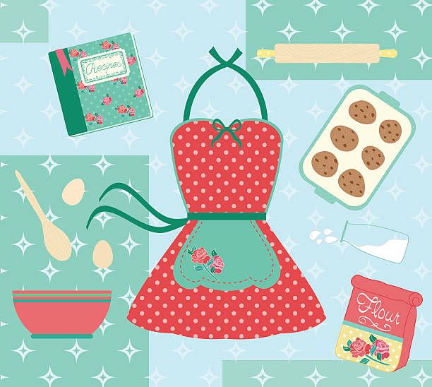 Retro baking collection.