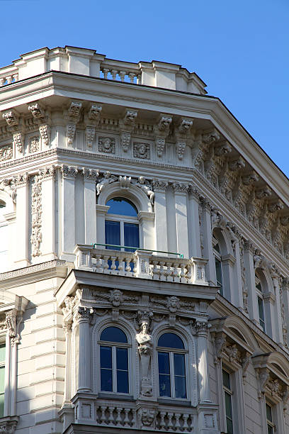 istock White Apartments Blue skies 530594729