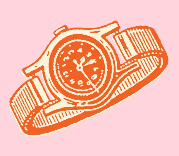 Vector illustration of Wrist Watch