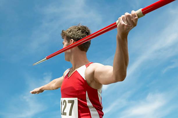 Javelin Thrower Javelin Thrower javelin stock pictures, royalty-free photos & images