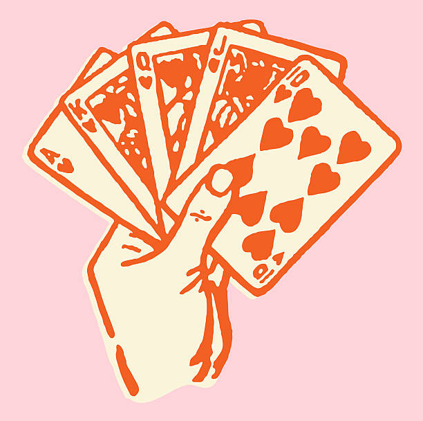 ilustrações, clipart, desenhos animados e ícones de royal descarga - people gambling line art casino