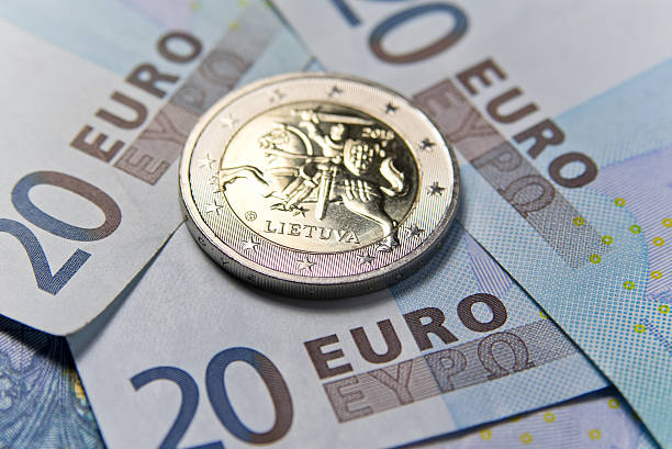 istock Lithuanian new euro money 530612825