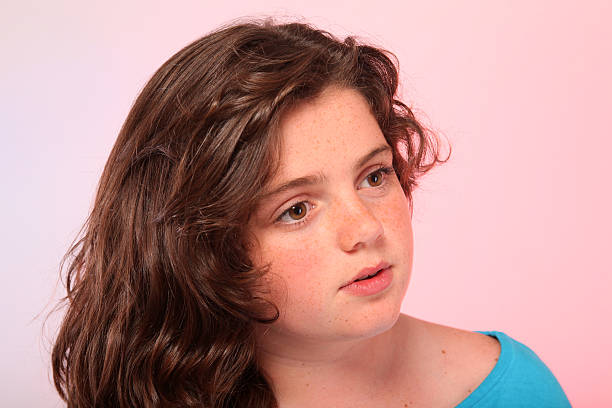 istock Brunette girl in the studio 530613939
