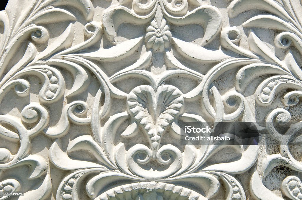 ancient  white wall design with mouldings decor ancient luxury white wall design with mouldings decor Abstract Stock Photo