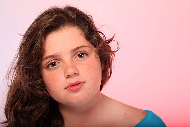 istock Brunette girl in the studio 530616121