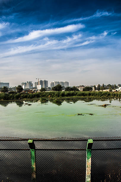 City_waste_lake