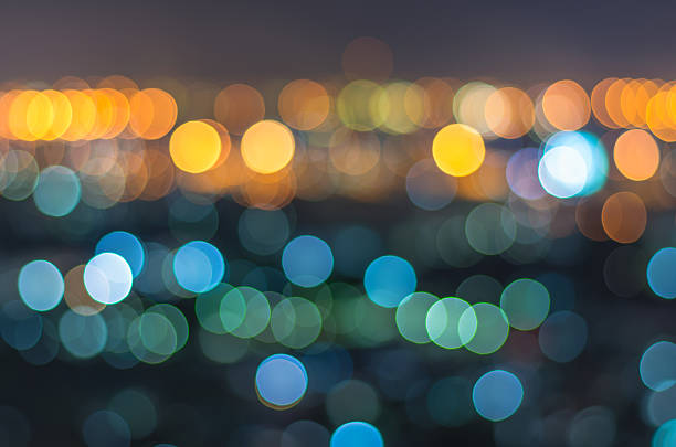istock Bangkok cityscape at twilight time, Blurred Photo bokeh 530617687