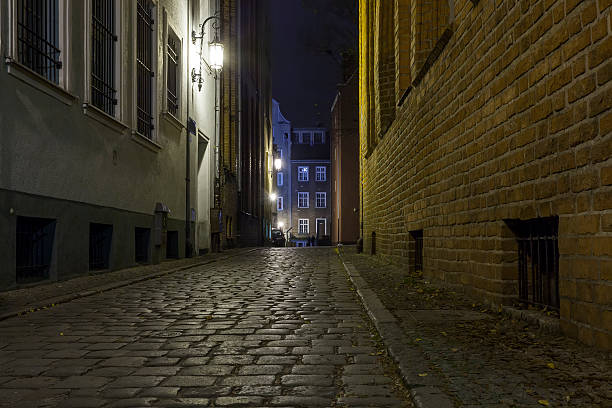 istock Old city at night - Gdansk, Poland 530619229