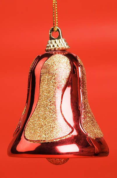 istock Close-up of a red Christmas bell 530619303