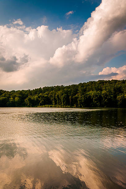 istock Evening reflections in Lake Williams, near York, Pennsylvania. 530619413