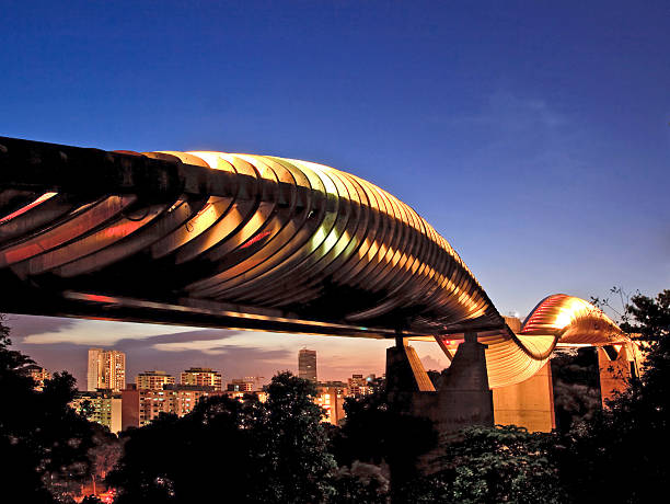 Modern footbridge