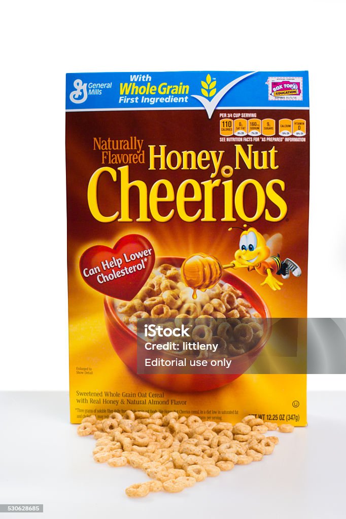 Honey Nut Cheerios Stock Photo - Download Image Now - Box