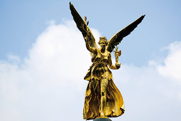 famous friedensengel in munich - germany - Bogenhausen - 1896