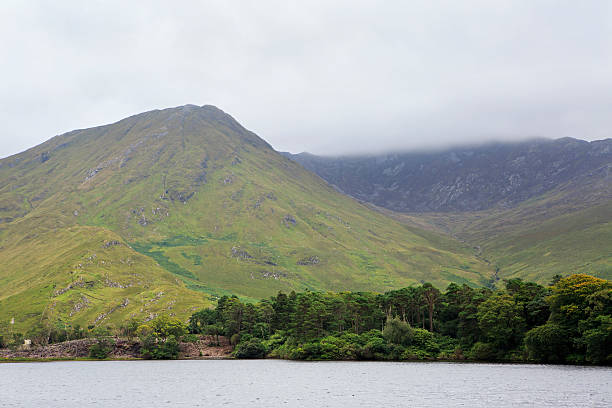 istock Mount and lake near the Kylemore Abbey. 530630247