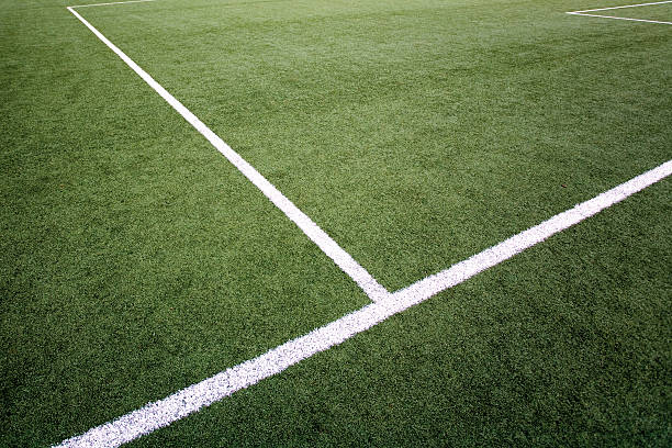 istock Penalty area marking on soccer field 530631625