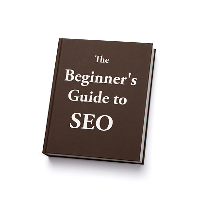 The Beginner's book to SEO Isolated on White Background