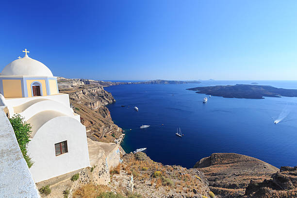 istock Santorini island in greece 530637483