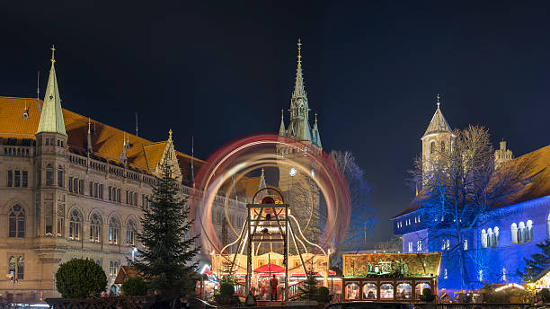 Christmas market in Braunschweig Traditional christmas market in Braunschweig, Germany braunschweig photos stock pictures, royalty-free photos & images