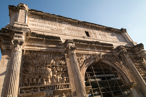 triumphal arch of Septimius Severus in Rome