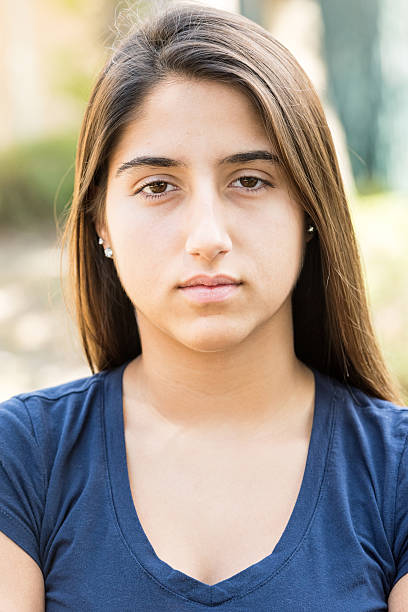 istock Serious Hispanic girl 530640335