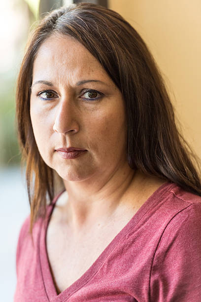 istock Pensive Mature woman 530640339