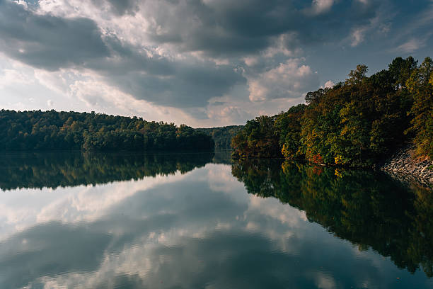 istock Afternoon cloud reflections in Prettyboy Reservoir, Baltimore Co 530649879