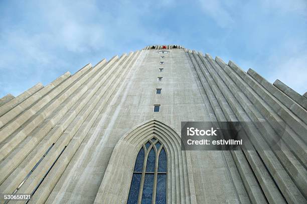 Hallgrimskirkja Cathedral In Reykjavik Stock Photo - Download Image Now - Architectural Column, Architecture, Beauty