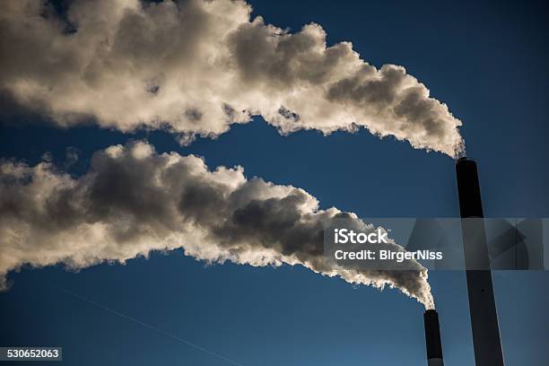 Amagerværket Chimneys Copenhagen Denmark Stock Photo - Download Image Now - Amager, Chimney, Cogeneration Plant