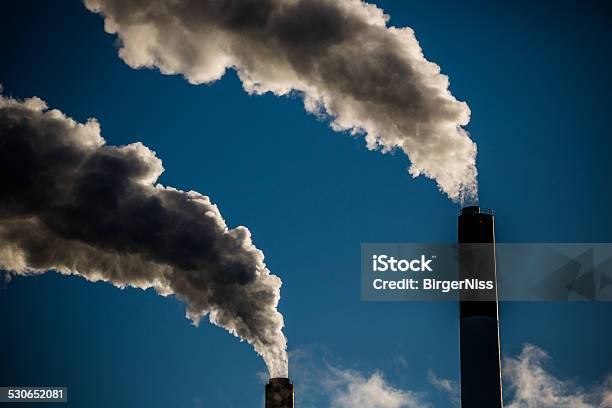 Amagerværket Chimneys Copenhagen Denmark Stock Photo - Download Image Now - Amager, Chimney, Cogeneration Plant