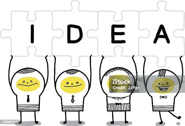 Team Work Stock Illustration - Download Image Now - Balance, Brainstorming, Breaking New Ground