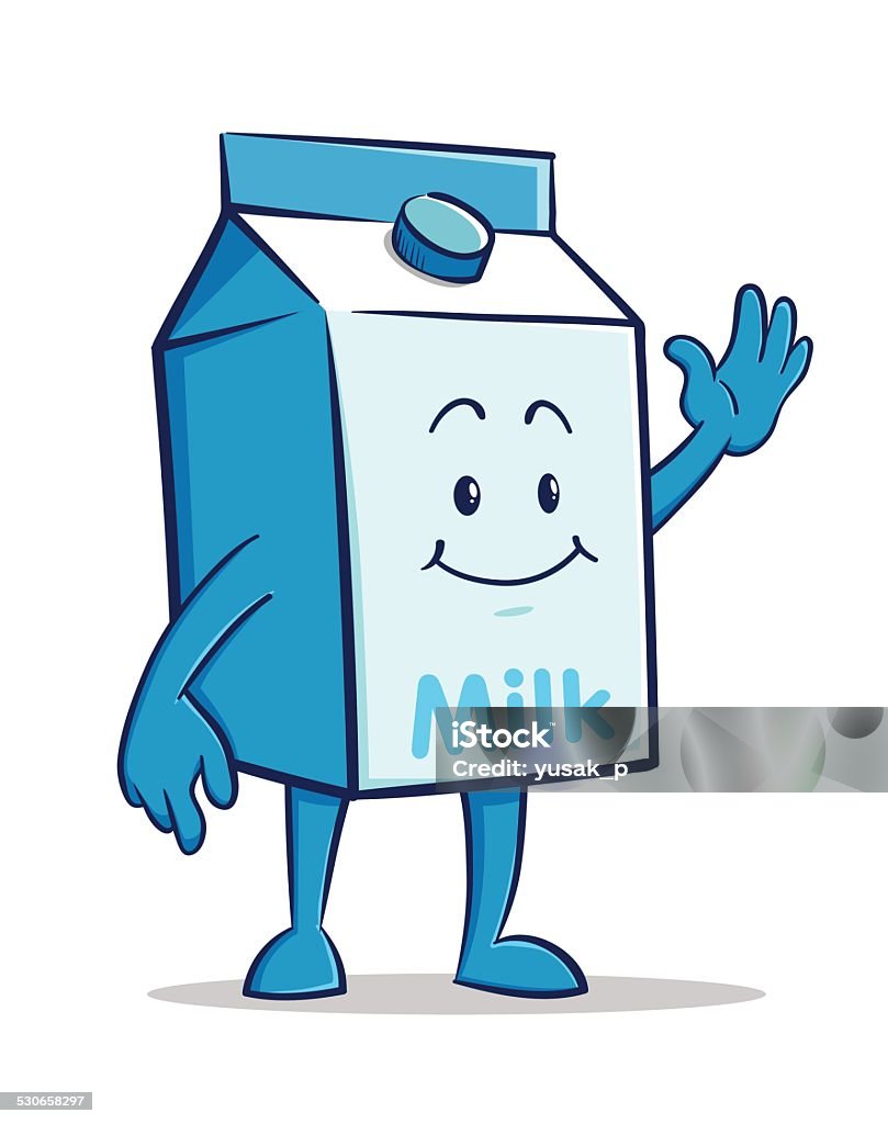 Milk Box Cartoon Character Stock Illustration - Download Image Now - Men,  Milk Carton, Box - Container - iStock