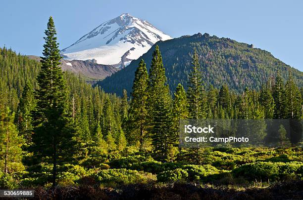 Mount Shasta Northside Summer Stock Photo - Download Image Now - Mt Shasta, Landscape - Scenery, Horizontal